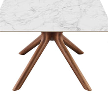 Load image into Gallery viewer, Cross Ceramic Dining Table - 78&quot; - Hausful