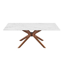 Load image into Gallery viewer, Cross Ceramic Dining Table - 78&quot; - Hausful