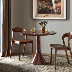 Vasper Red Concrete Table - 36"