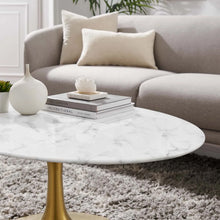 Load image into Gallery viewer, Tulip Coffee Table - Oval - Hausful