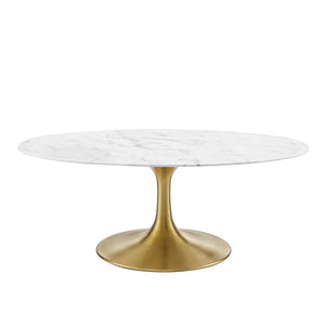 Tulip Coffee Table - Oval - Hausful