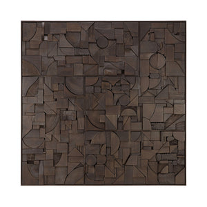 Bricks Wall Art - 39" x 39" - Hausful