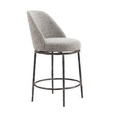 Load image into Gallery viewer, Norm Swivel Counter Stool - Grey - Hausful