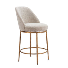 Load image into Gallery viewer, Norm Swivel Bar Stool - Beige - Hausful