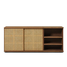 Load image into Gallery viewer, Plank Cane Office Sideboard - 71&quot;