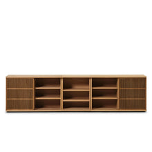 Load image into Gallery viewer, Plank Slatted Office Sideboard - 117.5&quot;