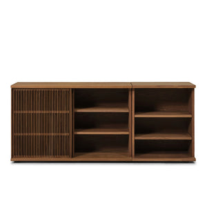 Plank Slatted Office Sideboard - 71"