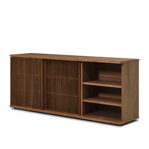 Plank Slatted Office Sideboard - 71"