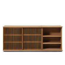 Load image into Gallery viewer, Plank Slatted Office Sideboard - 71&quot;