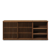 Load image into Gallery viewer, Plank Slatted Office Sideboard - 71&quot;