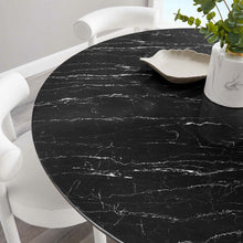 Load image into Gallery viewer, Round Tulip Dining Table - Gold Base - Hausful