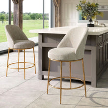 Load image into Gallery viewer, Norm Swivel Bar Stool - Beige