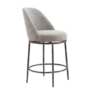 Norm Swivel Counter Stool - Grey