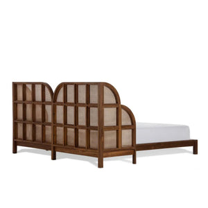 Nest Recycled Teak Cane Bed