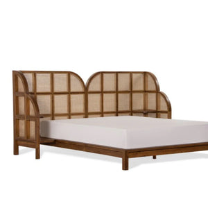 Nest Recycled Teak Cane Bed