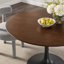 Load image into Gallery viewer, Round Tulip Dining Table - Walnut