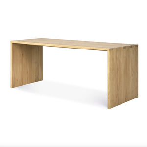 Oak U Desk - Hausful