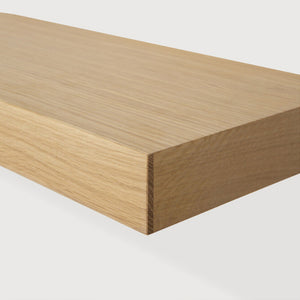 Simple Oak Wall Shelf - Hausful