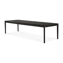 Load image into Gallery viewer, Black Teak Bok Outdoor Dining Table - Hausful