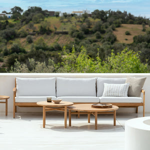 Teak Quatro Outdoor Coffee Table - Hausful