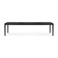 Load image into Gallery viewer, Black Teak Bok Outdoor Dining Table - Hausful