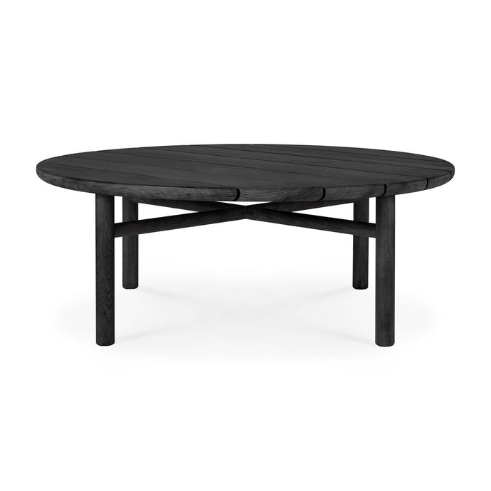 Black Teak Quatro Outdoor Coffee Table - Hausful