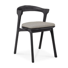 Load image into Gallery viewer, Bok Black Teak Outdoor Dining Chair - Hausful