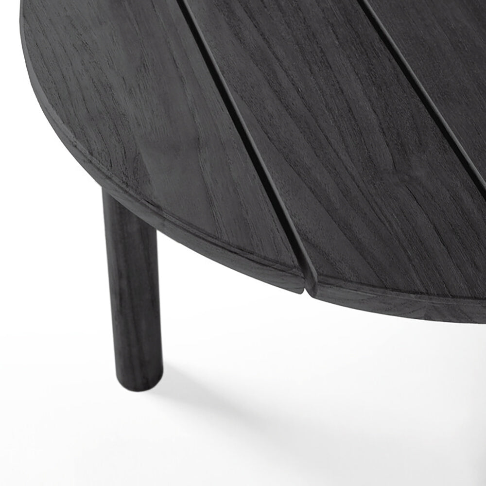 Black Teak Quatro Outdoor Coffee Table