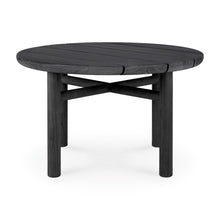 Load image into Gallery viewer, Black Teak Quatro Outdoor Side Table - Hausful