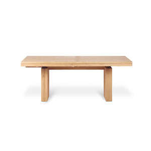 Oak Double Extendable Dining Table - Hausful - Modern Furniture, Lighting, Rugs and Accessories (4470228975651)
