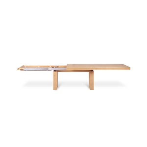 Oak Double Extendable Dining Table - Hausful - Modern Furniture, Lighting, Rugs and Accessories (4470228975651)