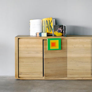 Oak Shadow Sideboard - 80" - Hausful - Modern Furniture, Lighting, Rugs and Accessories (4470231334947)