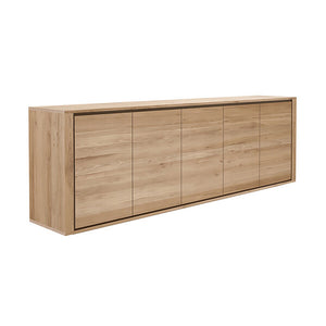 Oak Shadow Sideboard - 98" - Hausful - Modern Furniture, Lighting, Rugs and Accessories (4470232350755)