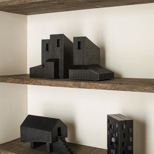 Black Modern Farm House Object - Hausful