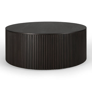 Mahogany Roller Max Round Coffee Table - Hausful