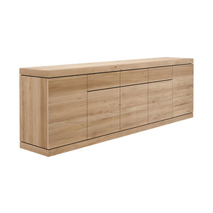 Oak Burger Sideboard - 98" - Hausful - Modern Furniture, Lighting, Rugs and Accessories (4470237757475)