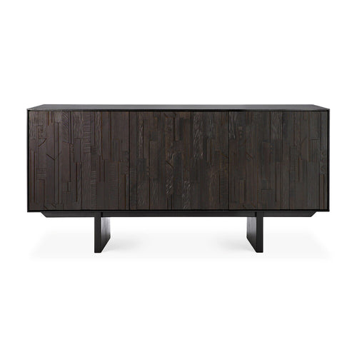 Teak Mosaic Sideboard - Hausful