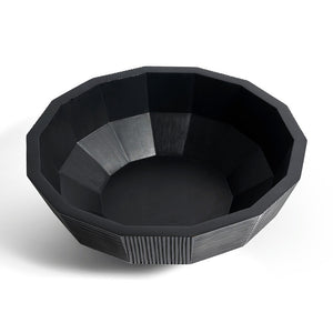Black Striped Bowl - Hausful