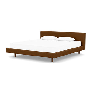 Bento Upholstered Bed - Leather - Hausful
