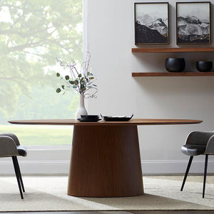Deo 79" Oval Dining Table - Hausful