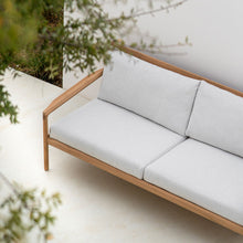 Load image into Gallery viewer, Teak Jack Outdoor Sofa - 2 seater - Hausful