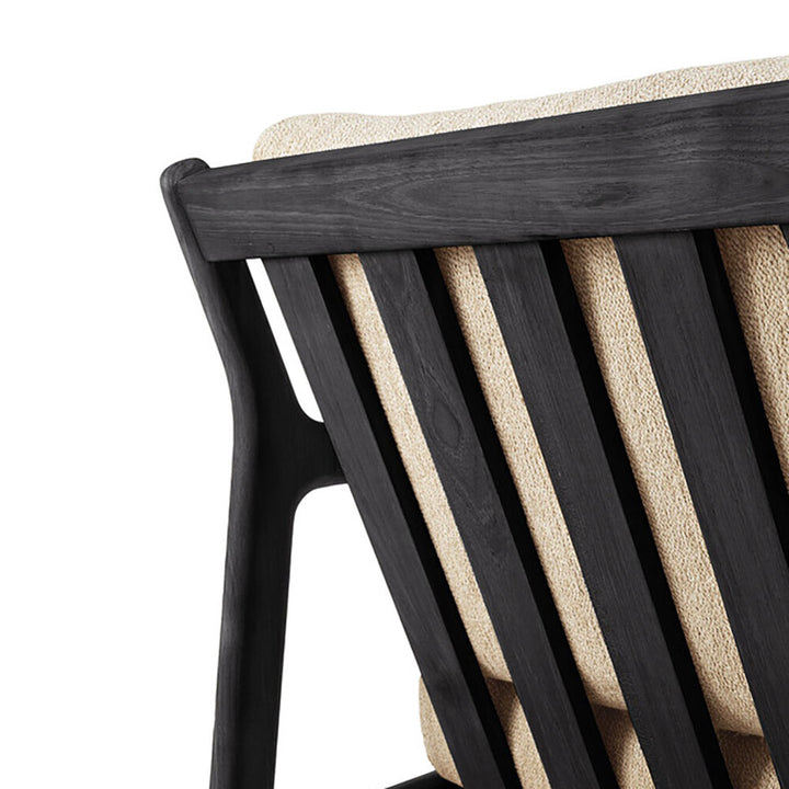 Black Teak Jack Outdoor Sofa - 2 seater - Hausful