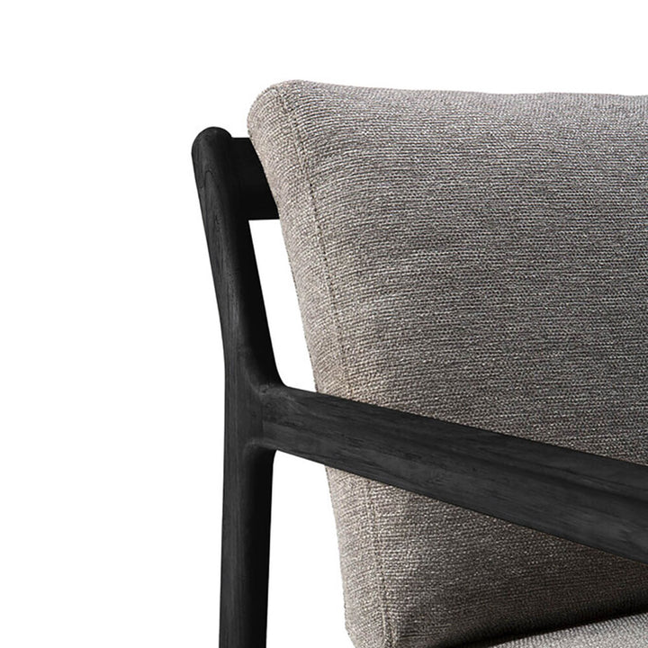 Black Teak Jack Outdoor Sofa - 2 seater - Hausful