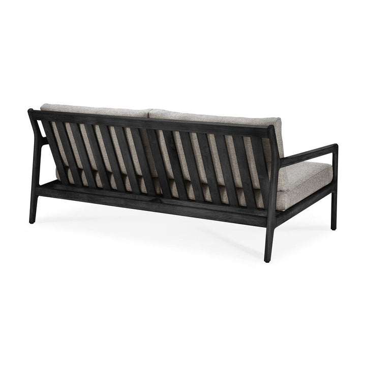 Black Teak Jack Outdoor Sofa - 2 seater - Hausful