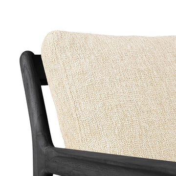 Black Teak Jack Outdoor Sofa - 2 seater - Hausful
