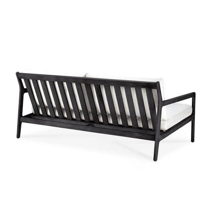 Black Teak Jack Outdoor Sofa - 2 seater - Hausful
