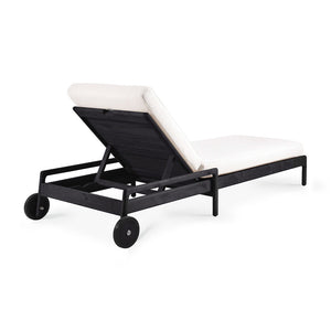 Black Teak Jack Outdoor Lounge Chair - Hausful