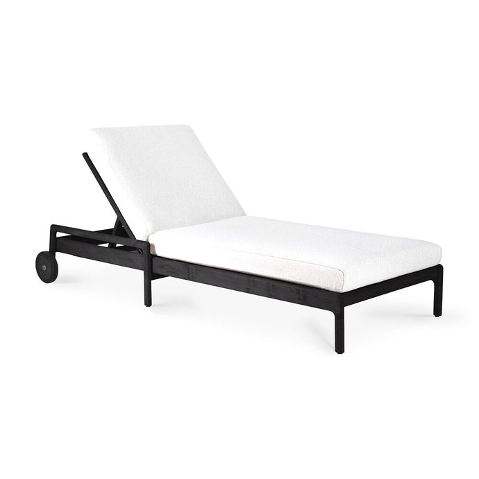 Black Teak Jack Outdoor Lounge Chair - Hausful
