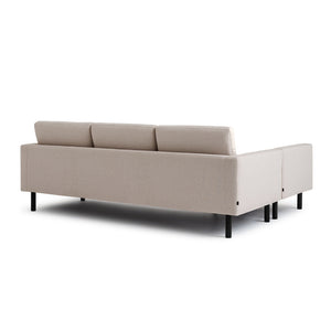 Joan 2-Piece Sectional – Fabric - Hausful