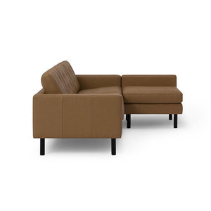 Joan 2-Piece Sectional – Leather - Hausful
